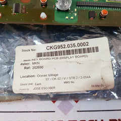 Siemens A2B00063458 Key Board Pcb