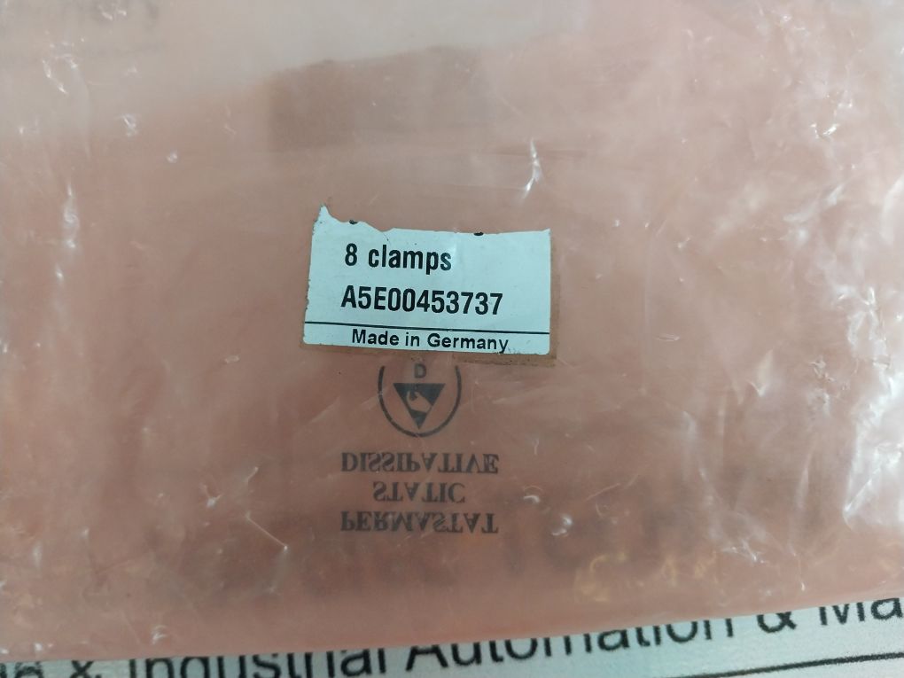 Lot Of 8X Siemens A5E00453737 Clamps Set