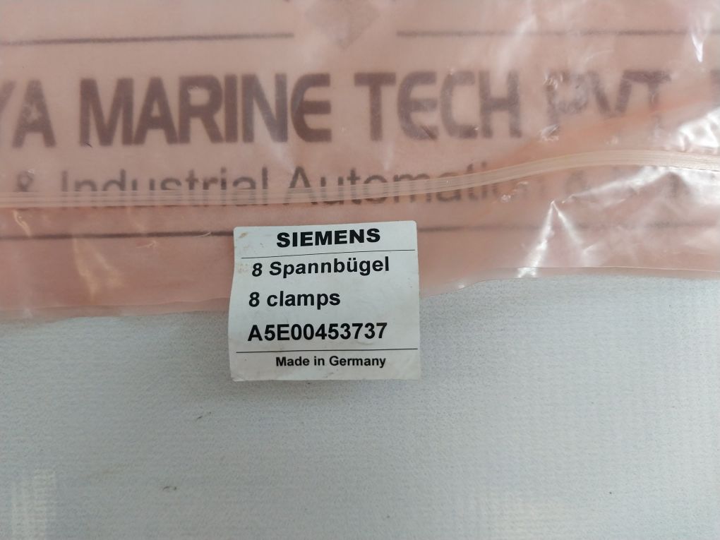 Lot Of 8X Siemens A5E00453737 Clamps Set