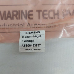 Lot Of 8X Siemens A5E00453737 Clamps Set