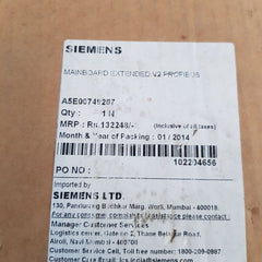 Siemens A5E00749207 Main Board Extended V2 Profibus