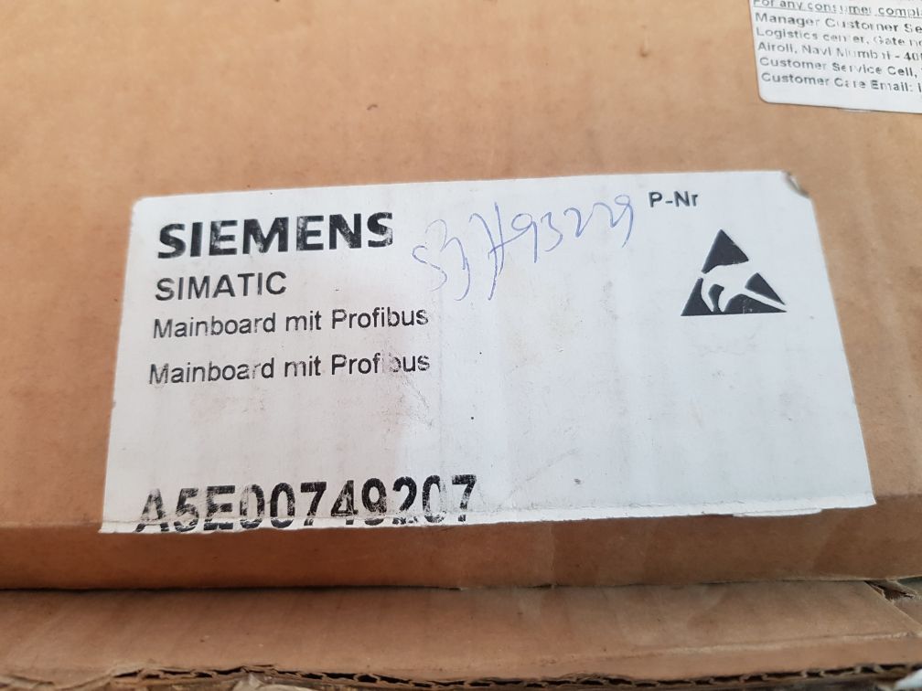 Siemens A5E00749207 Main Board Extended V2 Profibus