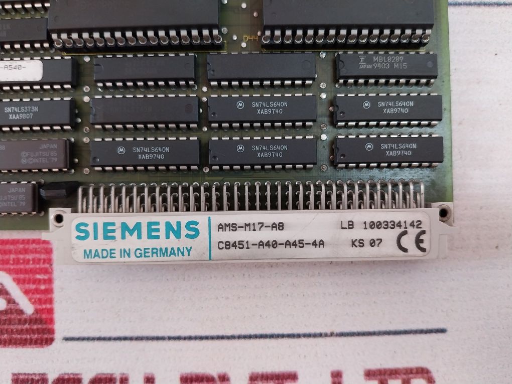 Siemens Ams-m17-a8 Cpu Module