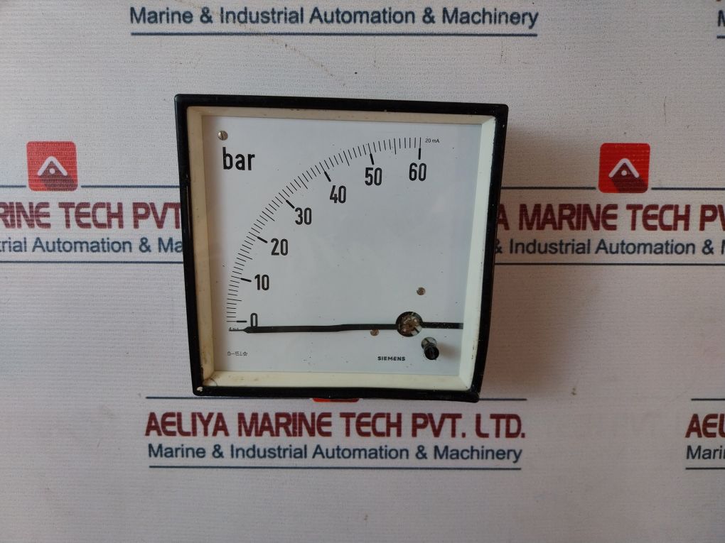 Siemens Analog Display 0-60 Bar
