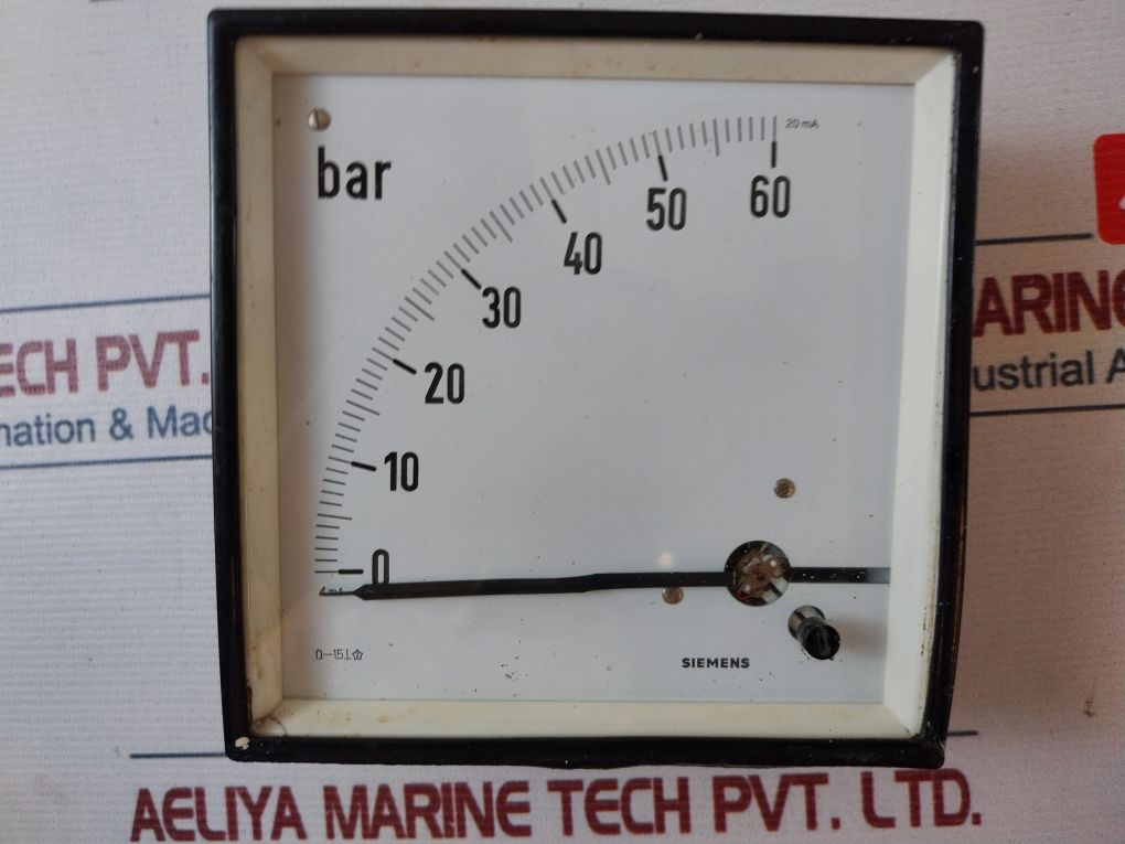 Siemens Analog Display 0-60 Bar