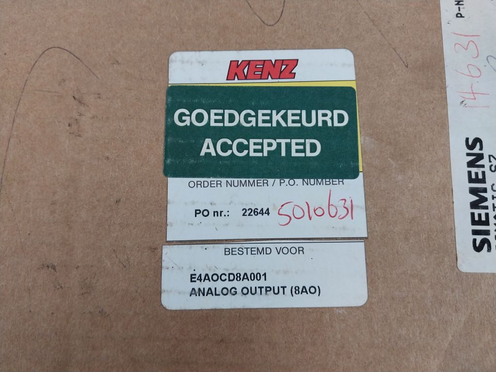 Siemens Ao 8X13Bit 10V