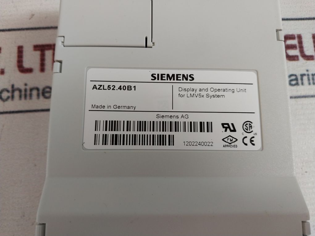Siemens Azl52.40B1 Display And Operating Unit