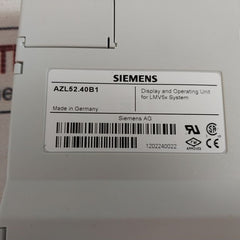Siemens Azl52.40B1 Display And Operating Unit