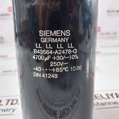 Siemens B43564-a2478-q Capacitor 4700µF +30/-10%