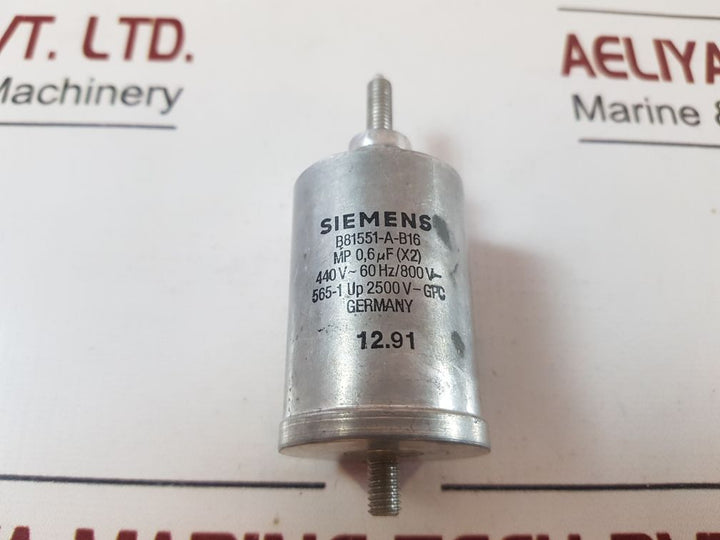 B8151 Siemens B81551-a-b16 Capacitor – Aeliya Marine Tech