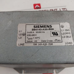 Siemens B84143-a35-r38 Line Filter