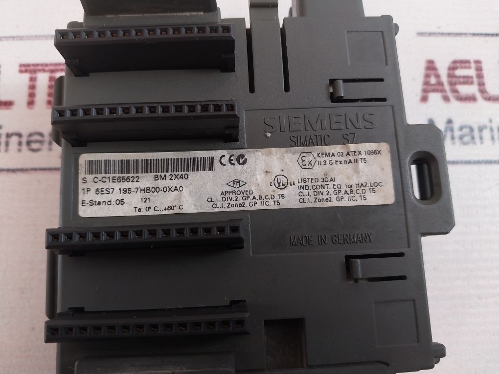 Siemens Bm 2X40 Bus Module 1P 6Es7 195-7Hb00-0Xa0