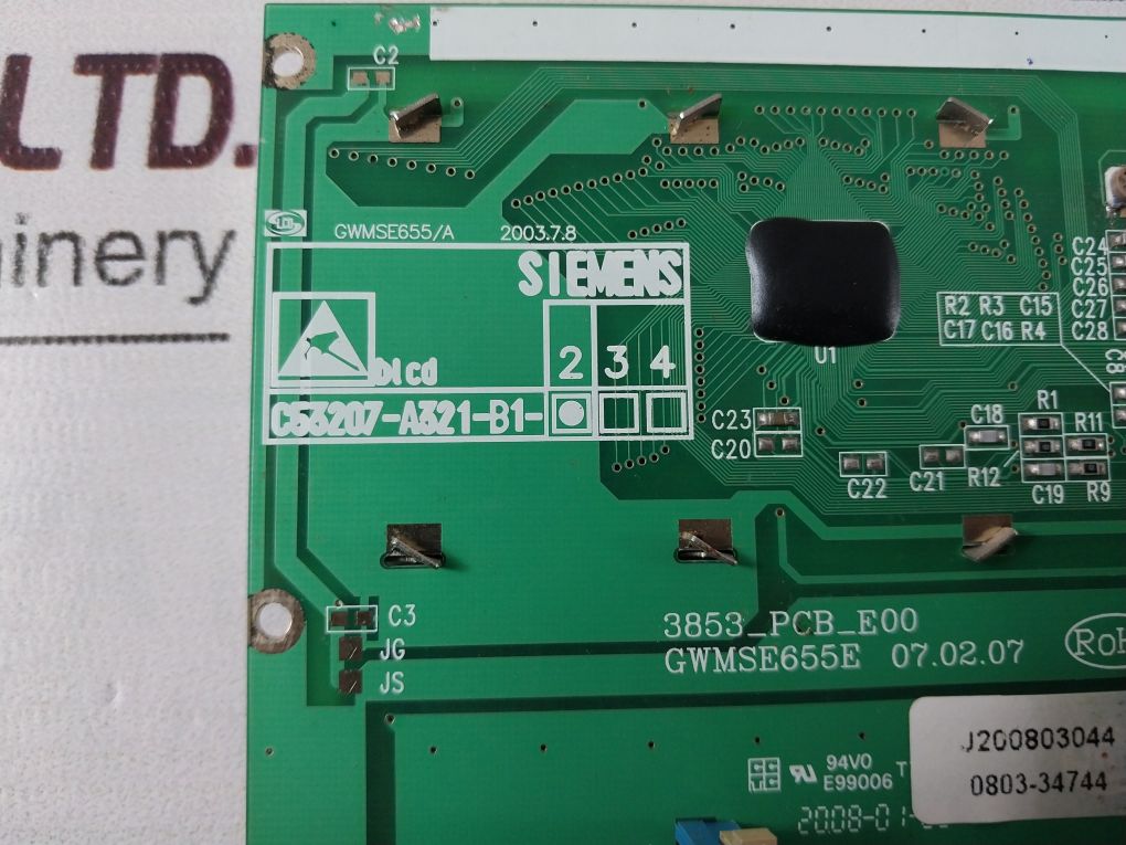 Siemens C53207-a321-b1 2 Pcb Card