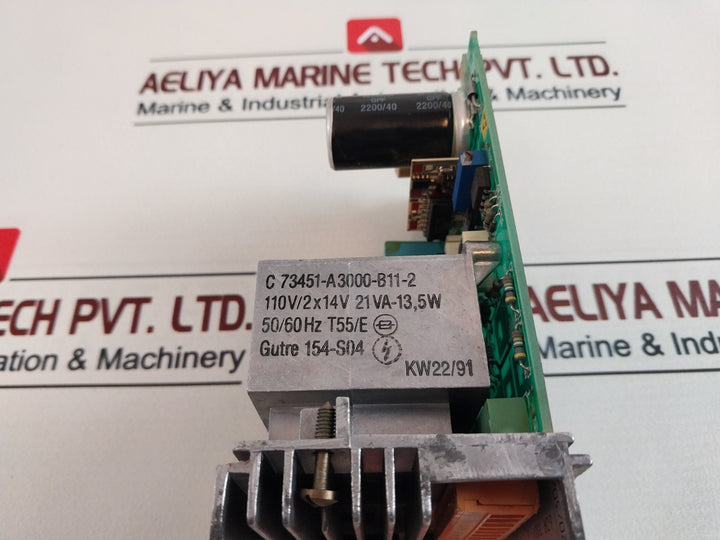 Siemens C73451-a3000-c1 Printed Circuit Board 110/120 Vac
