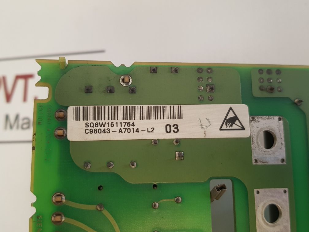 Siemens c98040-a7014-c1-2 pcb card c98043-a7014-l2 03