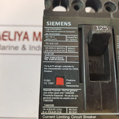 Siemens Ced63B125 Circuit Breaker