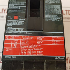 Siemens Ced63B125 Circuit Breaker