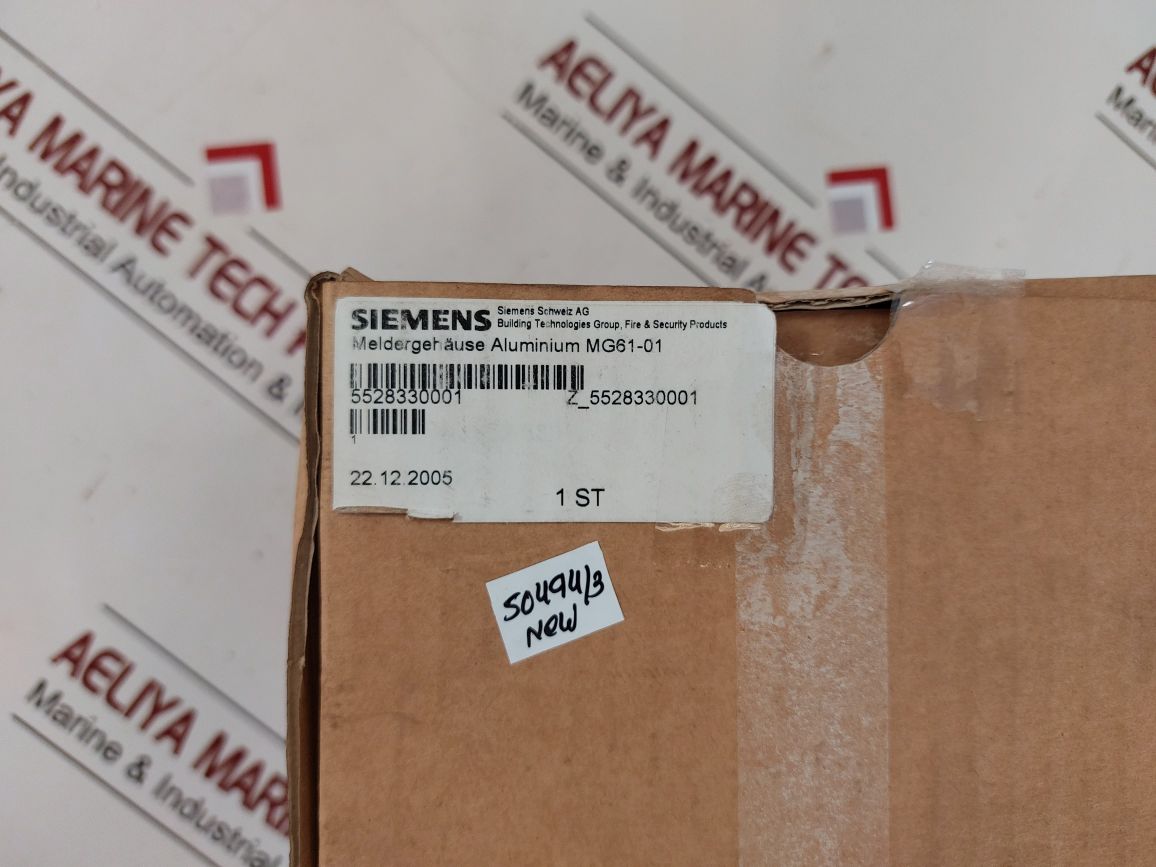 Siemens Cerberus Mg61-01 Detector Housing Aluminium