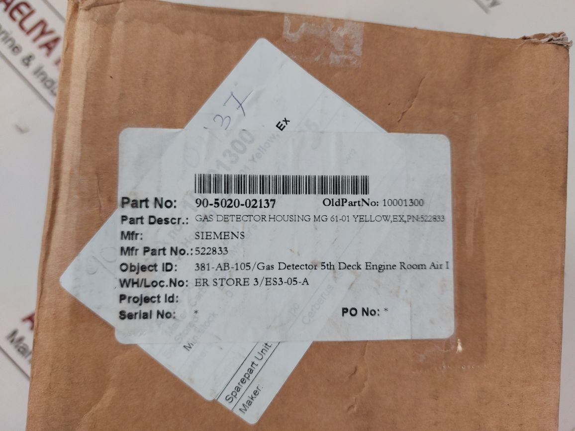 Siemens Cerberus Mg61-01 Detector Housing Aluminium