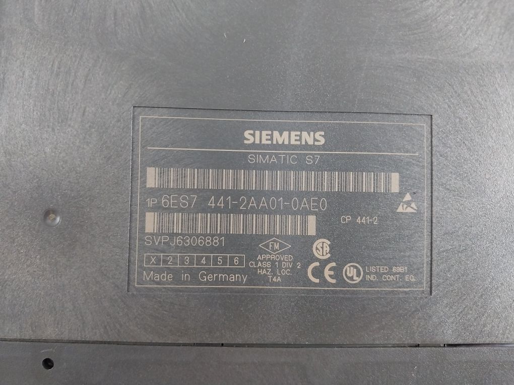 Siemens Cp 441-2 Communication Module 6Es7 441-2Aa01-0Ae0