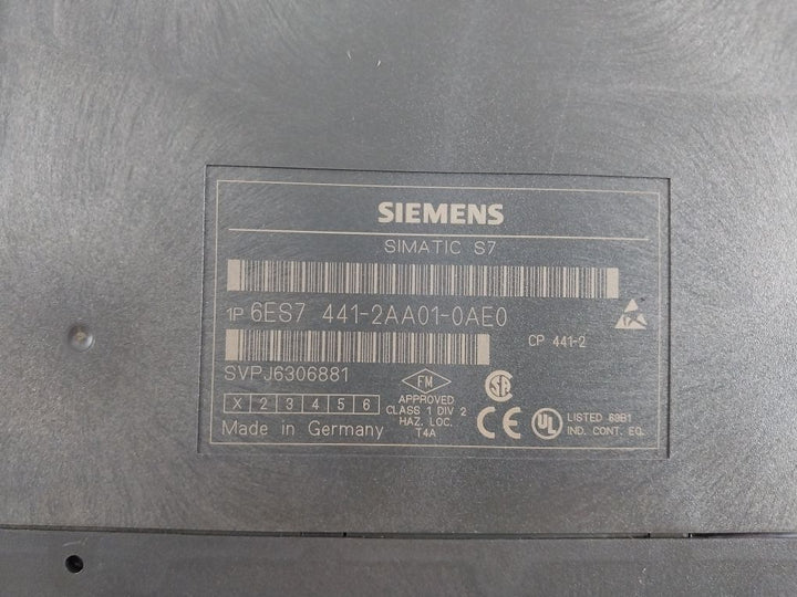 Siemens Cp 441-2 Communication Module 6Es7 441-2Aa01-0Ae0