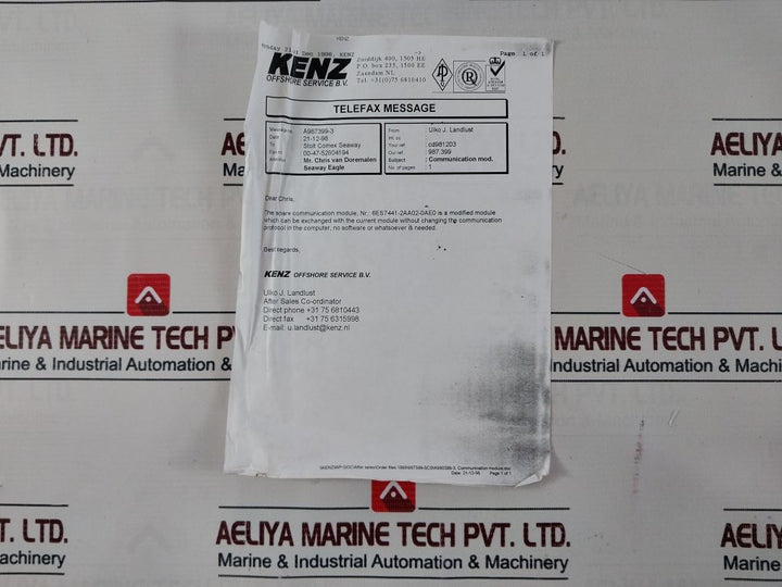 Siemens Cp 441-2 Communication Module 6Es7 441-2Aa01-0Ae0