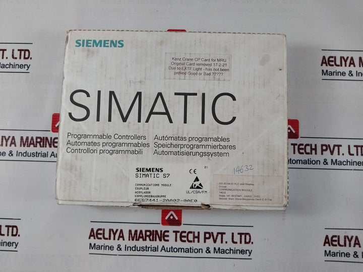 Siemens Cp 441-2 Communication Module 6Es7 441-2Aa01-0Ae0