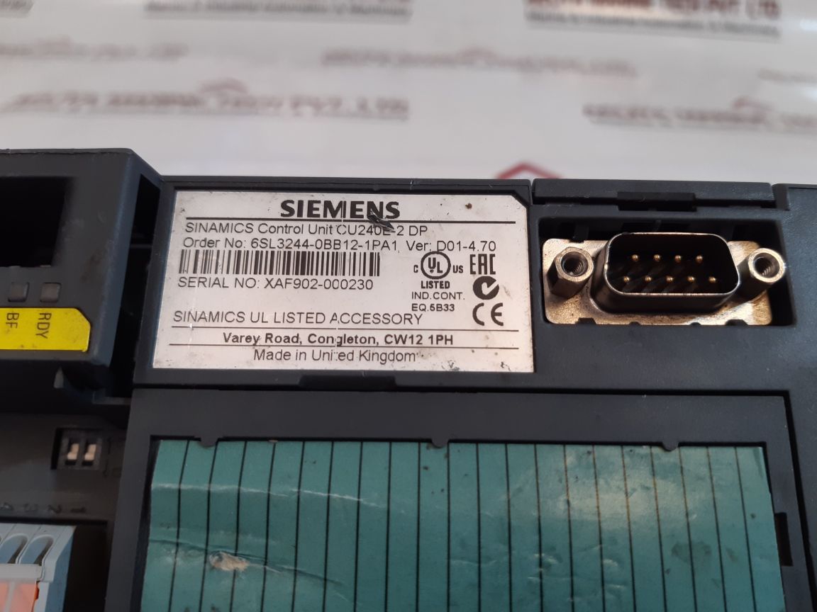 Siemens Sinamics Cu240E-2 Dp Control Unit
