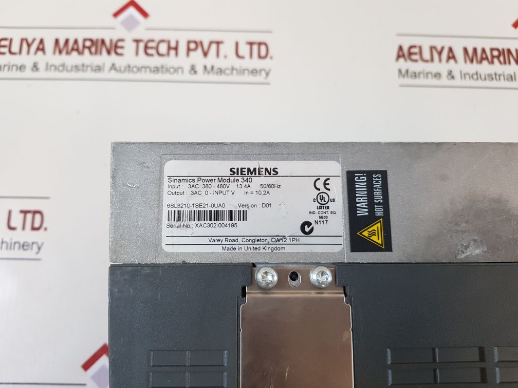 Siemens Cu310-2 Pn Sinamics Power Module 340