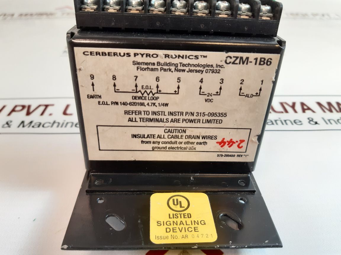 Siemens Czm-1B6 Remote Conventional Zone Module
