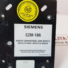 Siemens Czm-1B6 Remote Conventional Zone Module