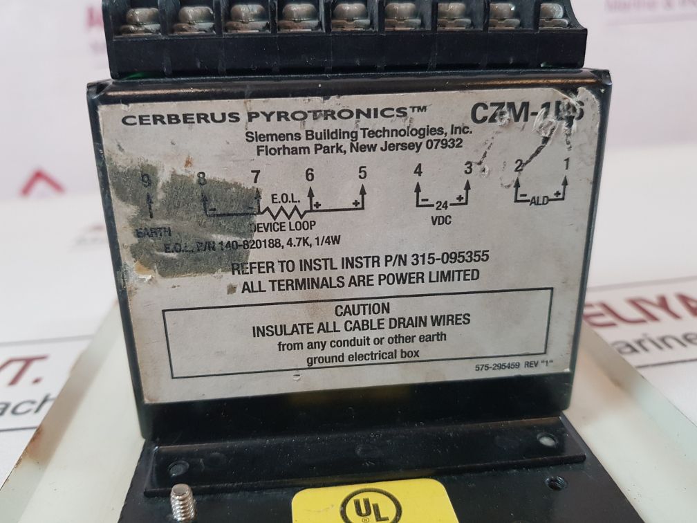 Siemens Czm-1B6 Remote Conventional Zone Module