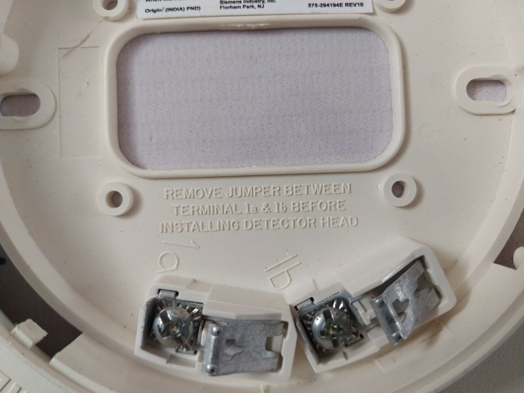 Lot Of 4X Siemens Db-11E Smoke Detector Base