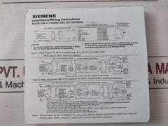 Lot Of 4X Siemens Db-11E Smoke Detector Base