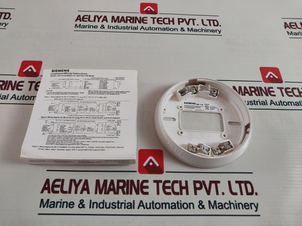 Lot Of 3X Siemens Db-11E Smoke Detector Base