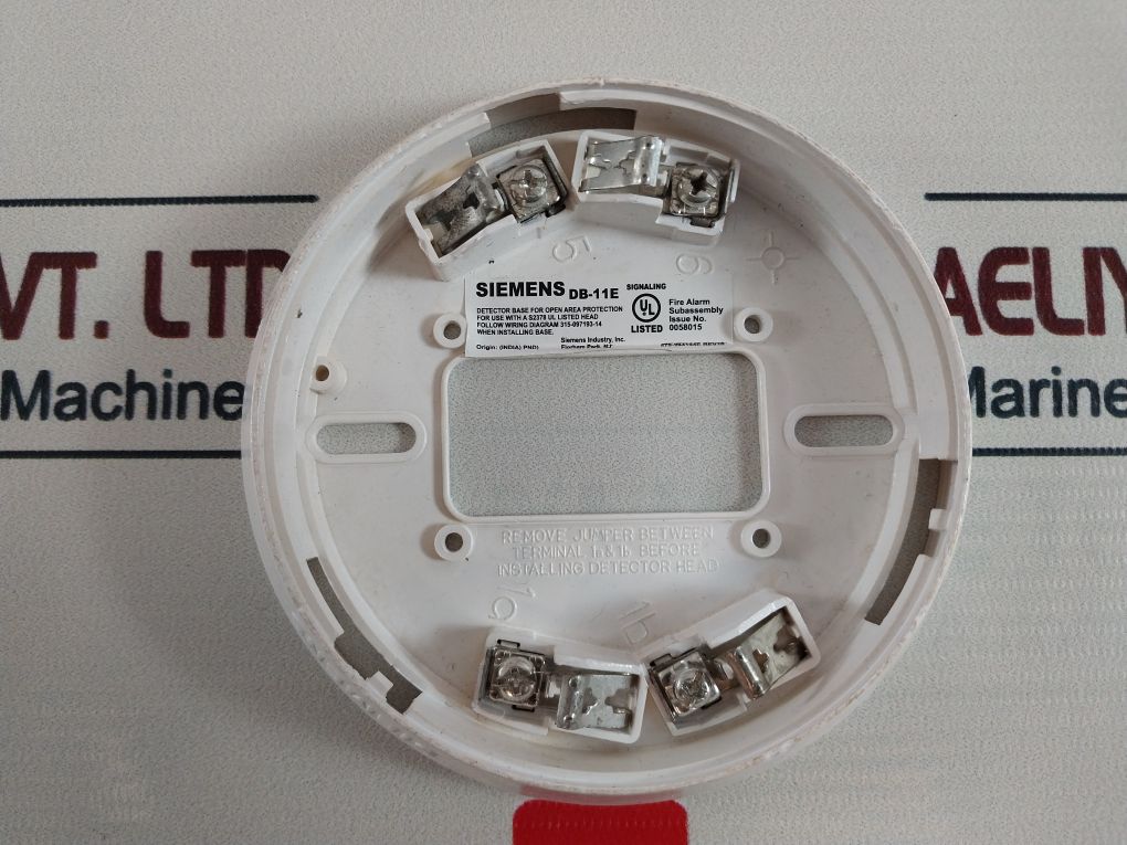 Lot Of 3X Siemens Db-11E Smoke Detector Base
