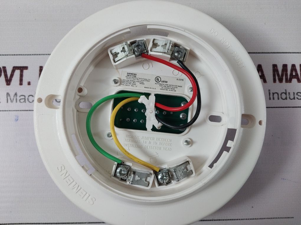 Siemens DB-X11RS Fire Detector Base