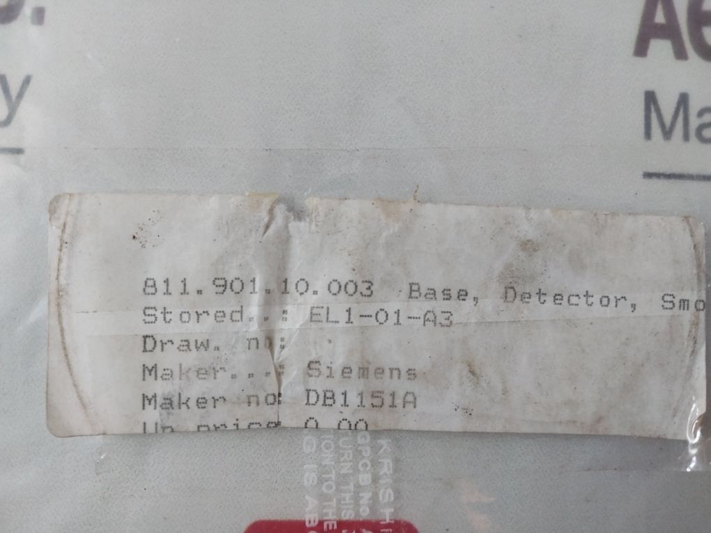 Siemens Db1151A Detector Base 486378 