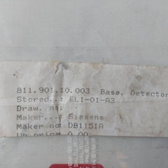 Siemens Db1151A Detector Base 486378 
