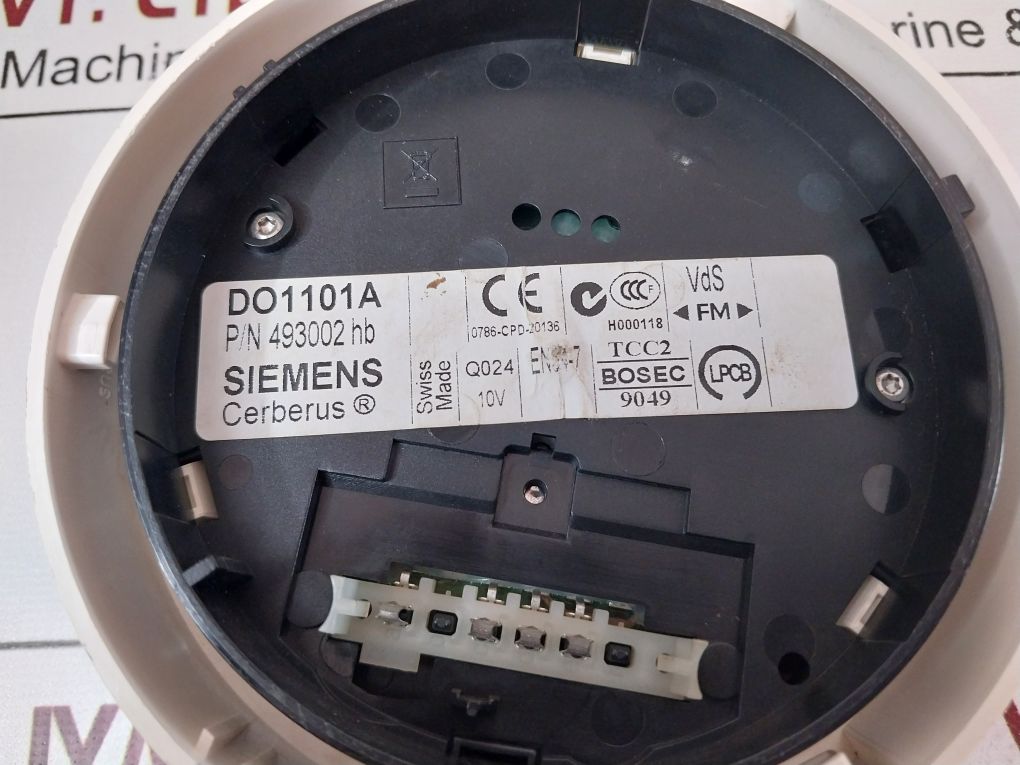 Siemens Do1101A Smoke Detector 0786-cpd-20136