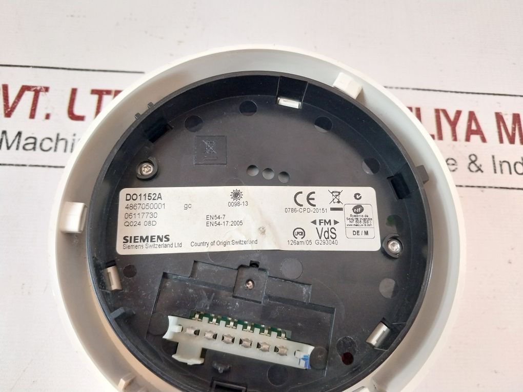 Siemens Do1152A Optical Smoke Detector 4867050001