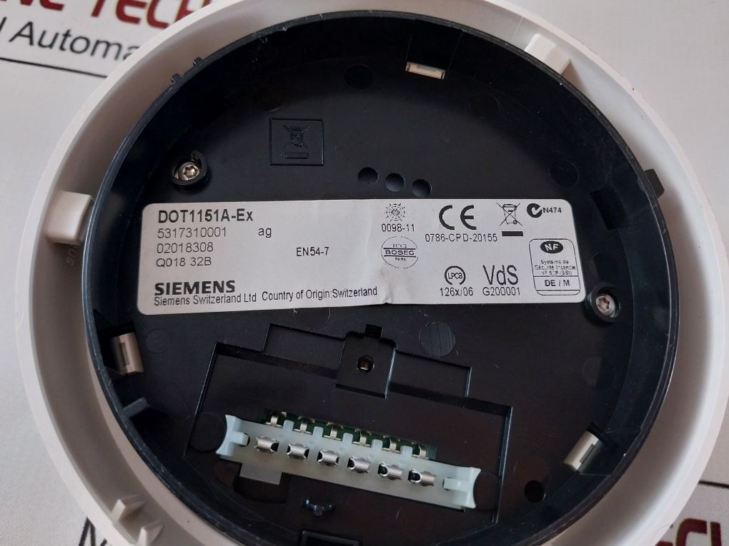 Siemens Dot1151A-ex Smoke Detector Free Shipping By Express