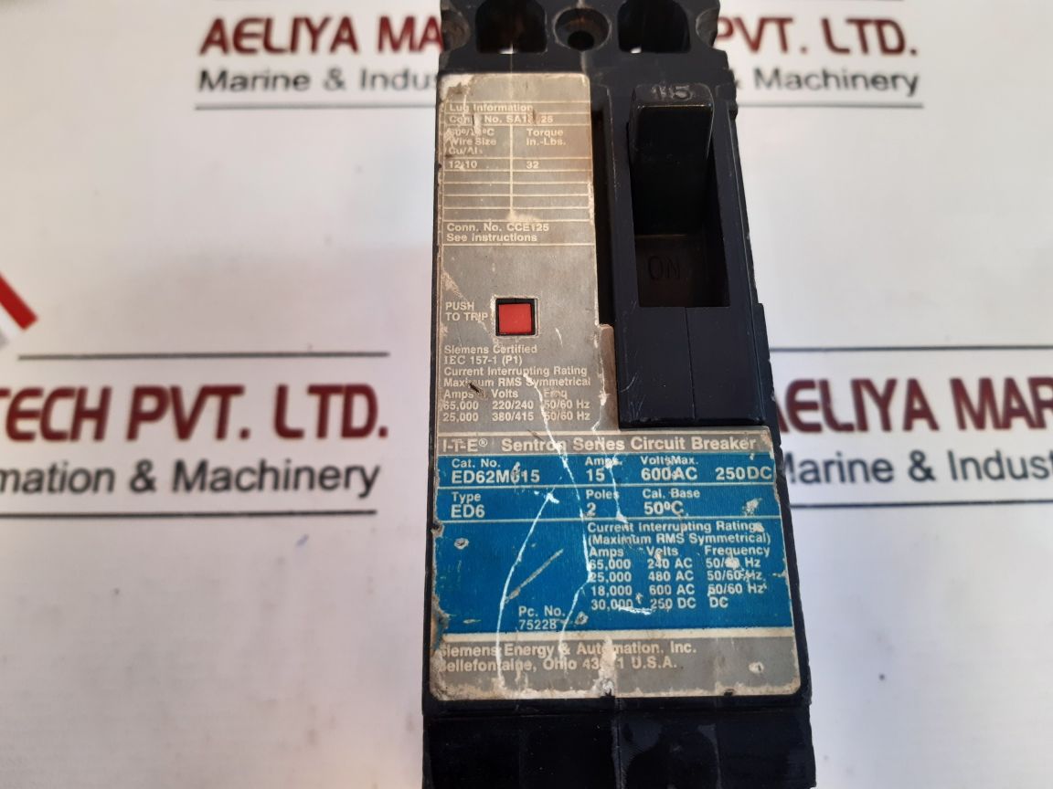 Siemens Ed62M015 Circuit Breaker Sa1E025