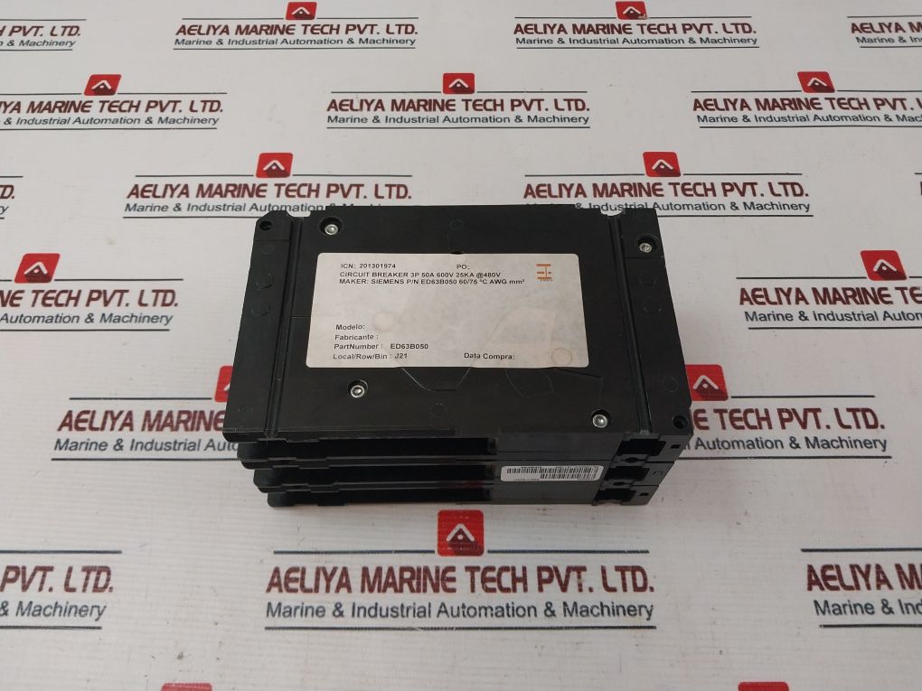 Siemens Ed63B050 3Pole Circuit Breaker Ed6