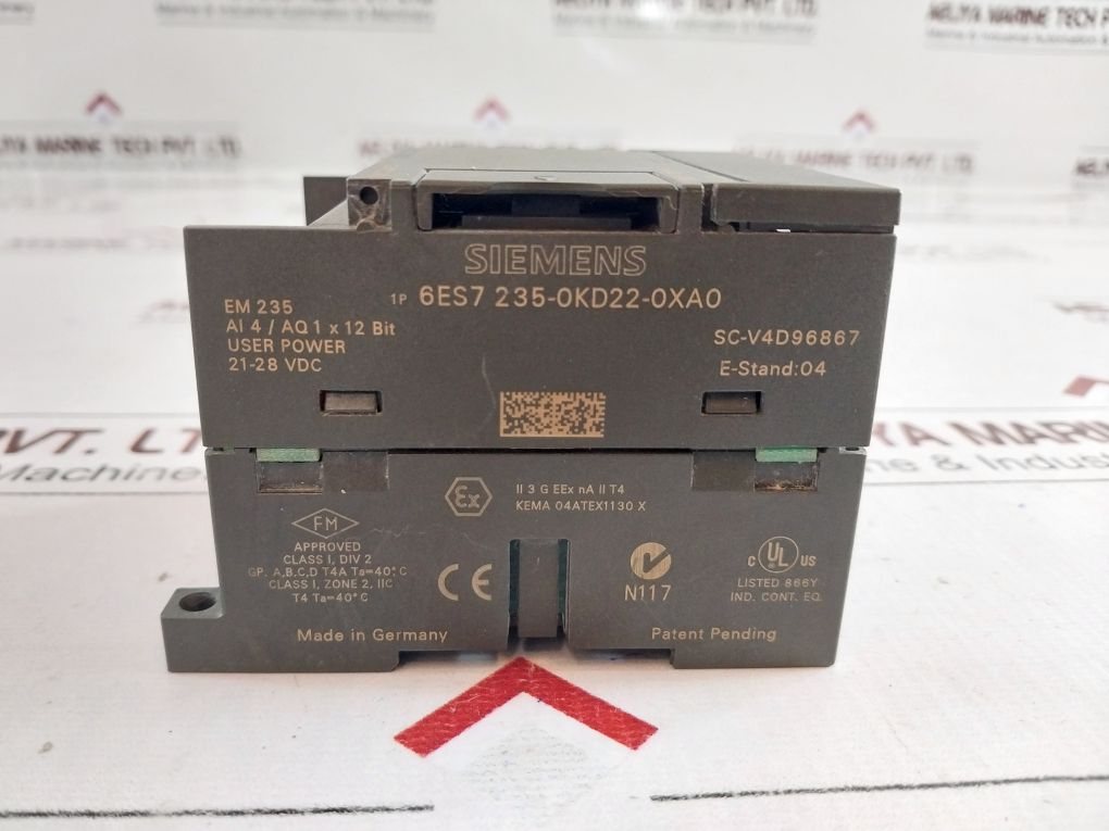 Siemens 6Es7 235-0Kd22-0Xa0 Analog Input Module E-stand: 04