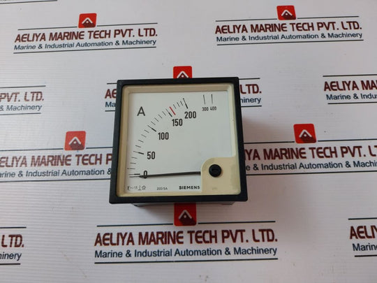 Siemens Eq 96 K Ampere Meter 0-200/400A