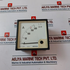 Siemens Eq 96 K Ampere Meter 0-200/400A