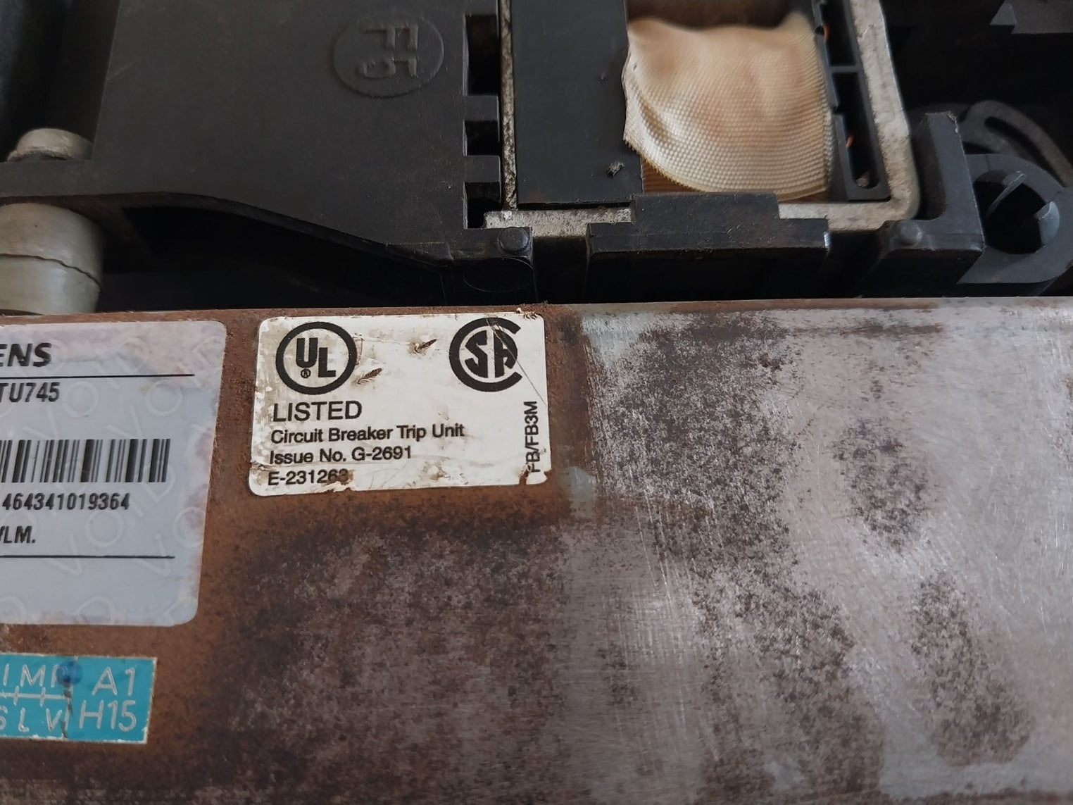 Siemens 3Wl Trip Unit Wletu745