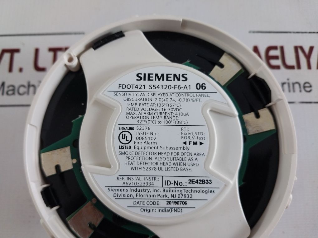Siemens Fdot421 Multi-sensor Smoke Detector S54320-f6-a1