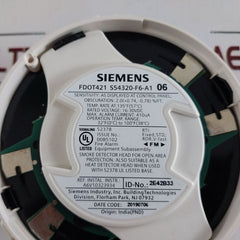 Siemens Fdot421 Multi-sensor Smoke Detector S54320-f6-a1
